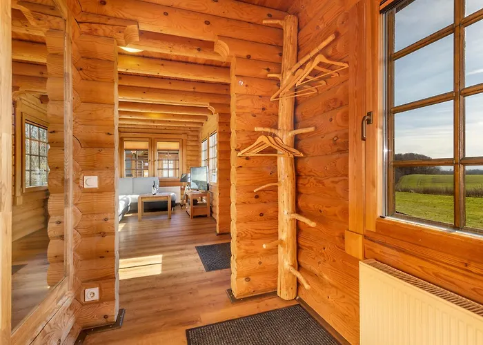 Feriehus Blockhaus Leif Eriksson - 2 Reihe Meerblick